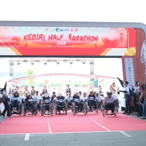 Race photo from KEDIRI HALF MARATHON 2026