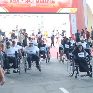 Race photo from KEDIRI HALF MARATHON 2026
