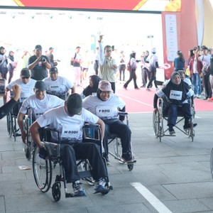 Race photo from KEDIRI HALF MARATHON 2026