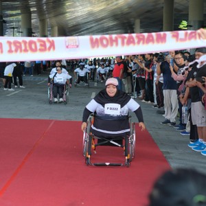 Race photo from KEDIRI HALF MARATHON 2026