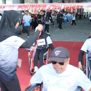Race photo from KEDIRI HALF MARATHON 2026
