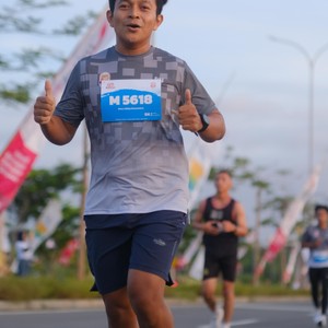 Race photo from KEDIRI HALF MARATHON 2026