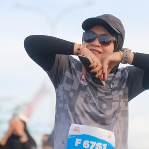 Race photo from KEDIRI HALF MARATHON 2026