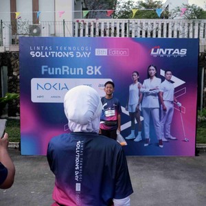 Race photo from LINTAS TEKNOLOGI SOLUTIONS DAY