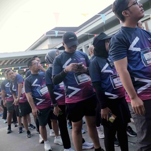 Race photo from LINTAS TEKNOLOGI SOLUTIONS DAY
