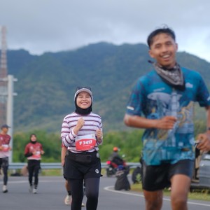 Race photo from KEDIRI HALF MARATHON 2026