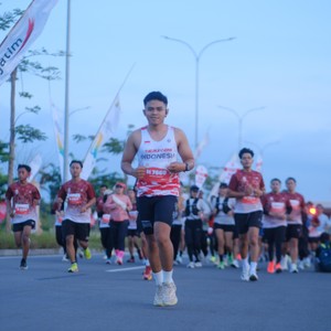 Race photo from KEDIRI HALF MARATHON 2026