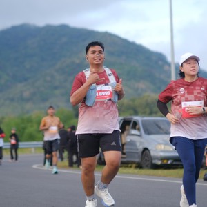Race photo from KEDIRI HALF MARATHON 2026