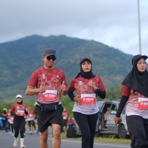 Race photo from KEDIRI HALF MARATHON 2026