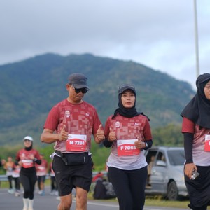 Race photo from KEDIRI HALF MARATHON 2026