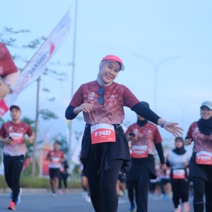 Race photo from KEDIRI HALF MARATHON 2026