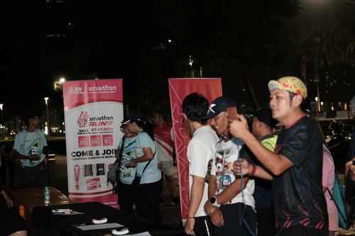 Race photo from Smartfren Run 2024 Vibes