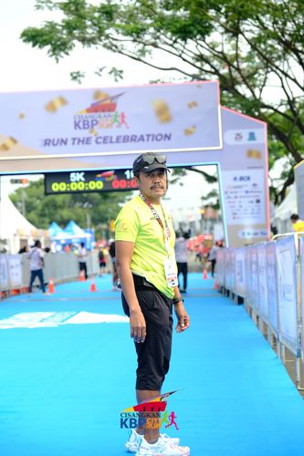 Race photo from CISANGKAN KBP CITY RUN 2025