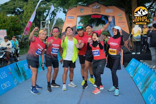 Race photo from Kelud Vertical Challenge 2024