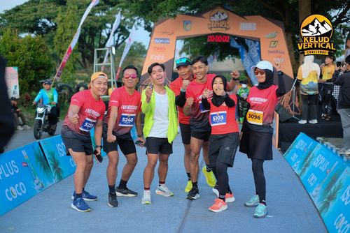 Race photo from Kelud Vertical Challenge 2024