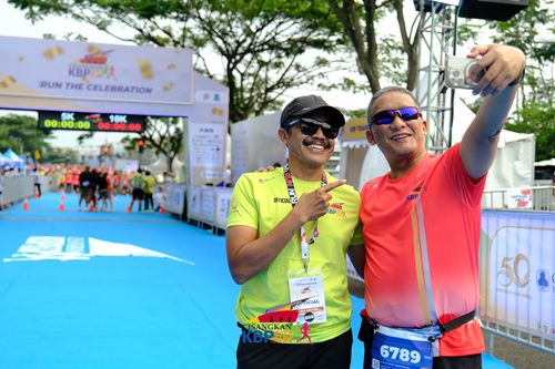 Race photo from CISANGKAN KBP CITY RUN 2025