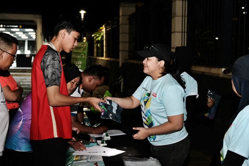 Race photo from Lari Bareng Yuk!