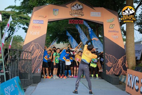 Race photo from Kelud Vertical Challenge 2024