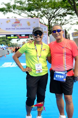 Race photo from CISANGKAN KBP CITY RUN 2025