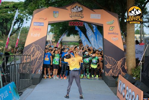 Race photo from Kelud Vertical Challenge 2024