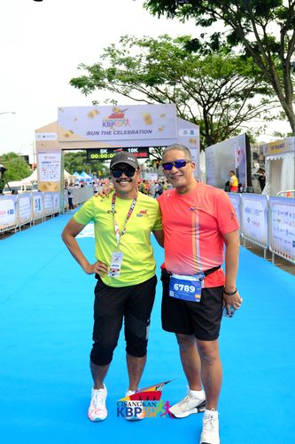 Race photo from CISANGKAN KBP CITY RUN 2025