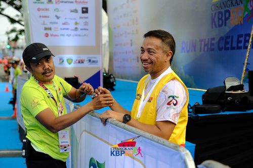 Race photo from CISANGKAN KBP CITY RUN 2025