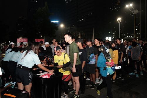 Race photo from Smartfren Run 2024 Vibes