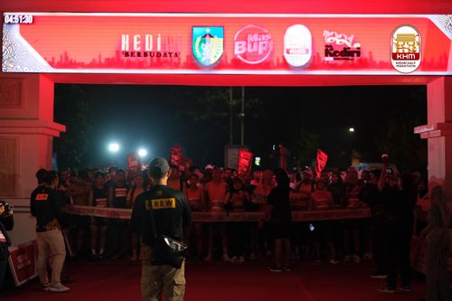 Race photo from Kediri Half Marathon 2025