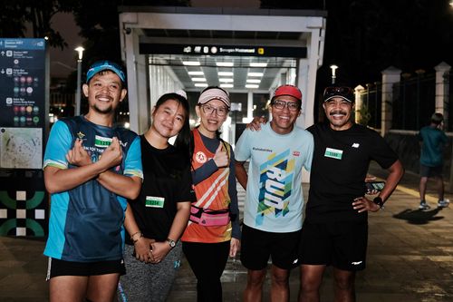 Race photo from Lari Bareng Yuk!