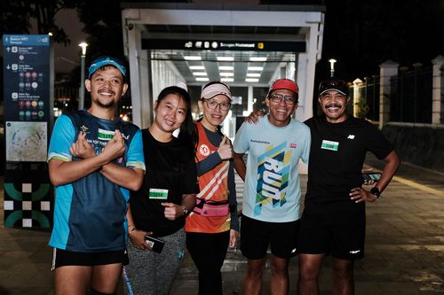 Race photo from Lari Bareng Yuk!