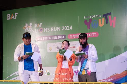 Race photo from BAF LIONS RUN 2024
