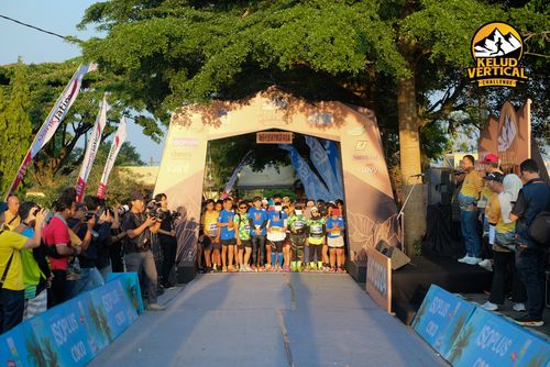 Race photo from Kelud Vertical Challenge 2024