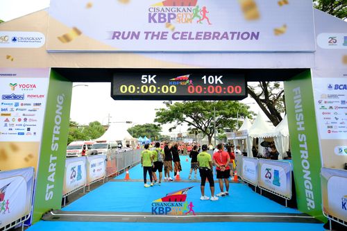 Race photo from CISANGKAN KBP CITY RUN 2025