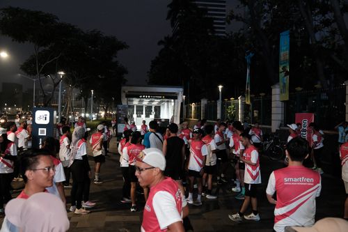 Race photo from Smartfren Run 2024 Vibes