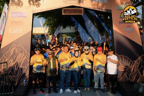 Race photo from Kelud Vertical Challenge 2024