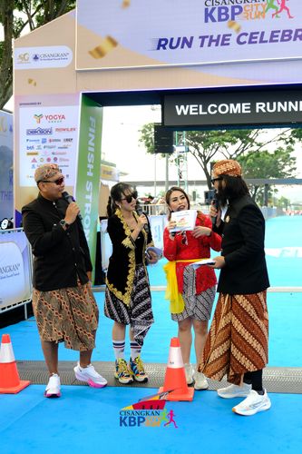 Race photo from CISANGKAN KBP CITY RUN 2025