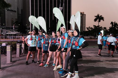 Race photo from Lari Bareng Yuk!