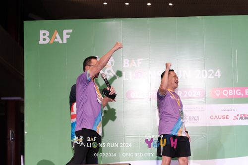 Race photo from BAF LIONS RUN 2024