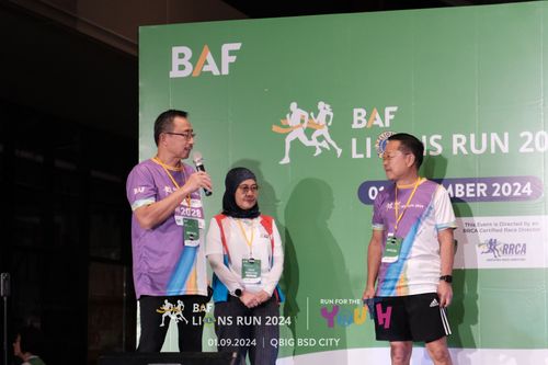 Race photo from BAF LIONS RUN 2024