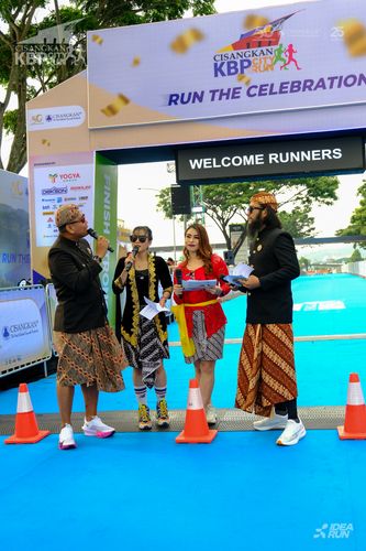 Race photo from CISANGKAN KBP CITY RUN 2025