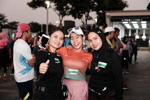 Race photo from Lari Bareng Yuk!