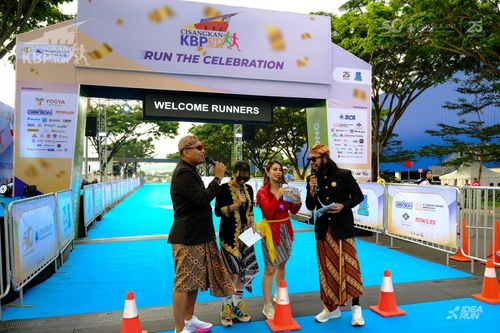 Race photo from CISANGKAN KBP CITY RUN 2025