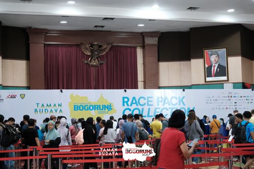 Race photo from Taman Budaya x BOGORUN 2025