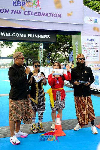 Race photo from CISANGKAN KBP CITY RUN 2025
