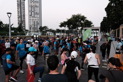 Race photo from Lari Bareng Yuk!