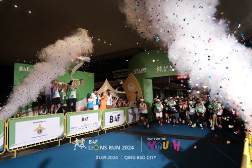 Race photo from BAF LIONS RUN 2024