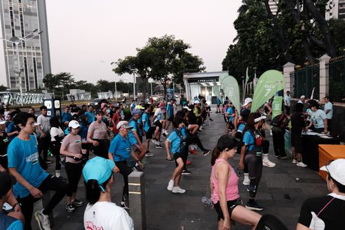 Race photo from Lari Bareng Yuk!