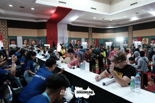 Race photo from Taman Budaya x BOGORUN 2025