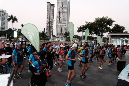Race photo from Lari Bareng Yuk!