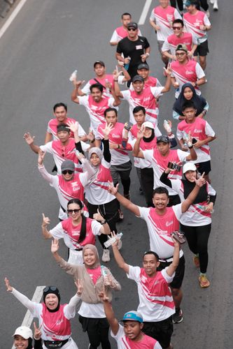 Race photo from Smartfren Run 2024 Vibes